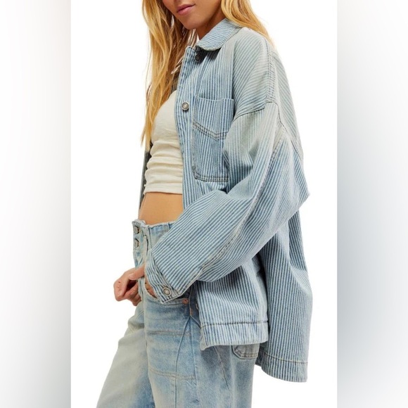 🎉LAST PIECE🎉Free People Madison City Railroad Jacket - Picture 8 of 11